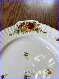 Royal Albert Old Country Roses Holiday Christmas Oval Platter 20