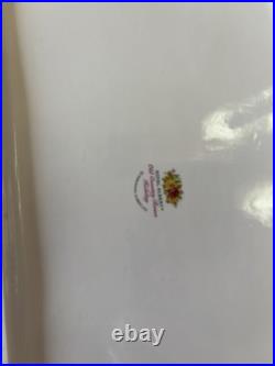 Royal Albert Old Country Roses Holiday Christmas Oval Platter 20
