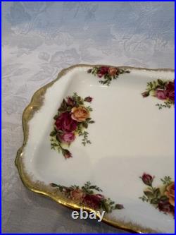 Royal Albert Old Country Roses Holiday Creamer Pitcher And Sugar Dish 3 Pieces