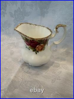 Royal Albert Old Country Roses Holiday Creamer Pitcher And Sugar Dish 3 Pieces