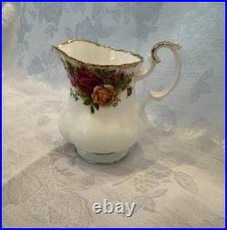 Royal Albert Old Country Roses Holiday Creamer Pitcher And Sugar Dish 3 Pieces