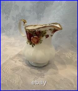 Royal Albert Old Country Roses Holiday Creamer Pitcher And Sugar Dish 3 Pieces