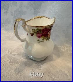 Royal Albert Old Country Roses Holiday Creamer Pitcher And Sugar Dish 3 Pieces