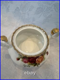 Royal Albert Old Country Roses Holiday Creamer Pitcher And Sugar Dish 3 Pieces