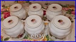 Royal Albert Old Country Roses Holiday Ribbons 6 Mugs