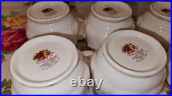 Royal Albert Old Country Roses Holiday Ribbons 6 Mugs