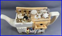 Royal Albert Old Country Roses Kitchen Sink Decorative Teapot Vintage NIB