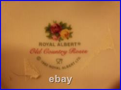 Royal Albert Old Country Roses Kitty Cat Tea Set teapot (3pcs) dated 1962