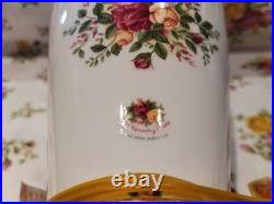 Royal Albert Old Country Roses Lamp No Shade Made In England