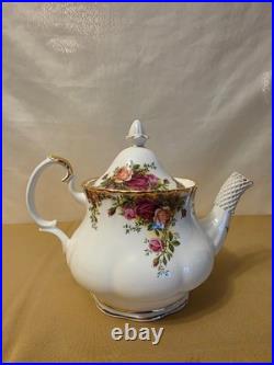 Royal Albert Old Country Roses Large 6 Cup Teapot Made In England 1962