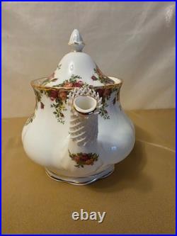 Royal Albert Old Country Roses Large 6 Cup Teapot Made In England 1962