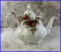 Royal Albert Old Country Roses Large 7.5 Teapot With Lid 1962 Must See