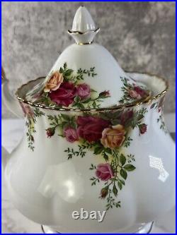 Royal Albert Old Country Roses Large 7.5 Teapot With Lid 1962 Must See