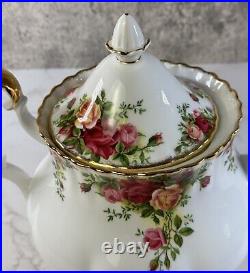 Royal Albert Old Country Roses Large 7.5 Teapot With Lid 1962 Must See