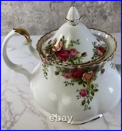 Royal Albert Old Country Roses Large 7.5 Teapot With Lid 1962 Must See