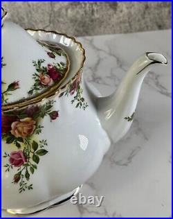 Royal Albert Old Country Roses Large 7.5 Teapot With Lid 1962 Must See