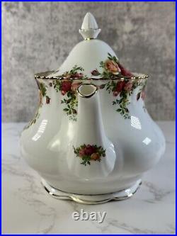 Royal Albert Old Country Roses Large 7.5 Teapot With Lid 1962 Must See