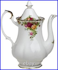 Royal Albert Old Country Roses Large Coffee Pot, 42 Oz, Multi