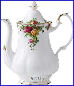 Royal Albert Old Country Roses Large Coffee Pot, 42 Oz, Multi