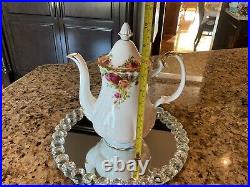 Royal Albert Old Country Roses Large Coffee Pot Made In England