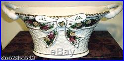 Royal Albert Old Country Roses Large Handled Oval Basket Bowl 17 NEW
