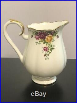 Royal Albert Old Country Roses Large Jug with Gilded Handle