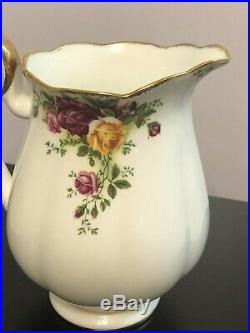 Royal Albert Old Country Roses Large Jug with Gilded Handle