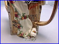Royal Albert Old Country Roses Large Moving Day Teapot Paul Cardew, Gift Idea