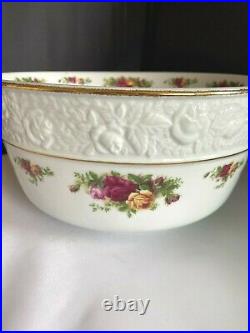 Royal Albert Old Country Roses Large Salad Bowl 10 7/8 inches