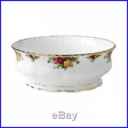 Royal Albert Old Country Roses Large Salad Serving Bowl Footed Brand New with Tag