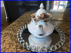 Royal Albert Old Country Roses Large Teapot Made In England Excellent