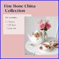 Royal Albert Old Country Roses Large Teapot Porcelain
