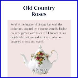 Royal Albert Old Country Roses Large Teapot Porcelain
