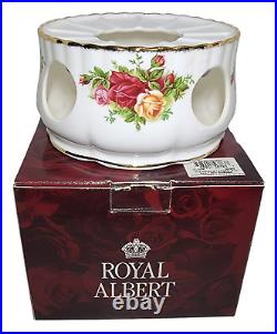 Royal Albert, Old Country Roses, Large Teapot Warmer Stand, Bone China, Rare
