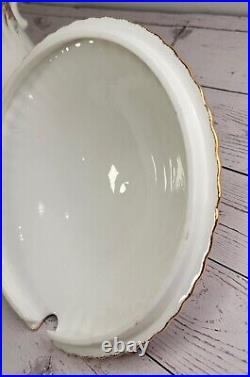 Royal Albert Old Country Roses Large Tureen Lid Rare Made In England VGC