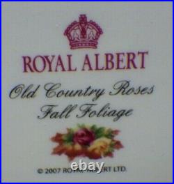 Royal Albert Old Country Roses Large Turkey Platter Fall Foliage