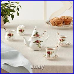 Royal Albert Old Country Roses Le Petite 9-Piece Tea Set, Multi