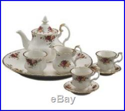 Royal Albert Old Country Roses Le Petite 9 Piece Tea Set, NIB SHIP FROM STORE