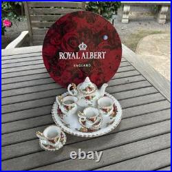 Royal Albert Old Country Roses Le Petite Miniature 9 piece Tea Set New in Box