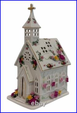 Royal Albert Old Country Roses Lighted Church