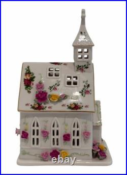 Royal Albert Old Country Roses Lighted Church