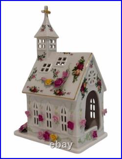 Royal Albert Old Country Roses Lighted Church