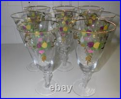 Royal Albert Old Country Roses Long stemmed Iced Tea Glasses Set of 8 Royal Albert Old Country Roses Long stemmed Iced Tea Glasses Set of 8