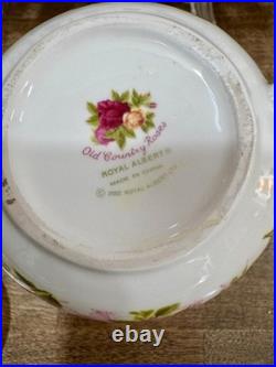 Royal Albert Old Country Roses Lot (Sugar, Creamer, Tray, Packet Holder) New