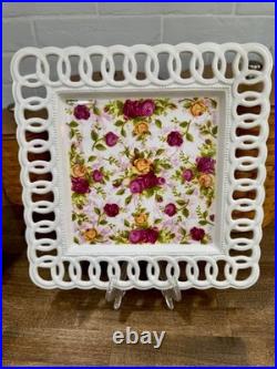Royal Albert Old Country Roses Lot (Sugar, Creamer, Tray, Packet Holder) New