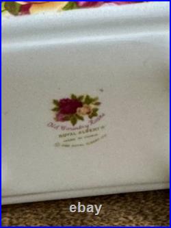 Royal Albert Old Country Roses Lot (Sugar, Creamer, Tray, Packet Holder) New