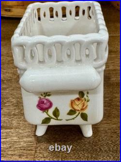 Royal Albert Old Country Roses Lot (Sugar, Creamer, Tray, Packet Holder) New