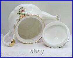 Royal Albert Old Country Roses Medium Teapot 1st Quality Excellent Cond