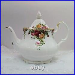 Royal Albert Old Country Roses Medium Teapot 1st Quality Excellent Cond