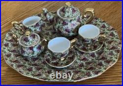 Royal Albert Old Country Roses Mini Child's Tea Set 10 Pieces